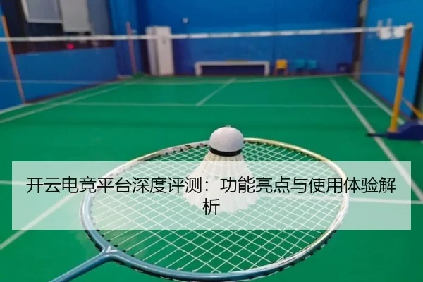开云电竞平台深度评测：功能亮点与使用体验解析